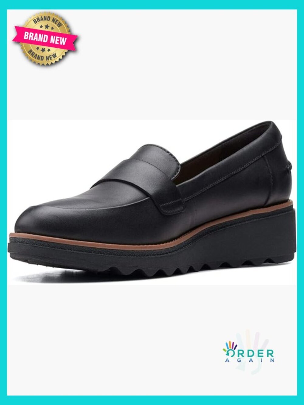 Womens Loafers Slip-On Shoes Ultimate Comfort Foam Footbed Cleated Sole 45mm